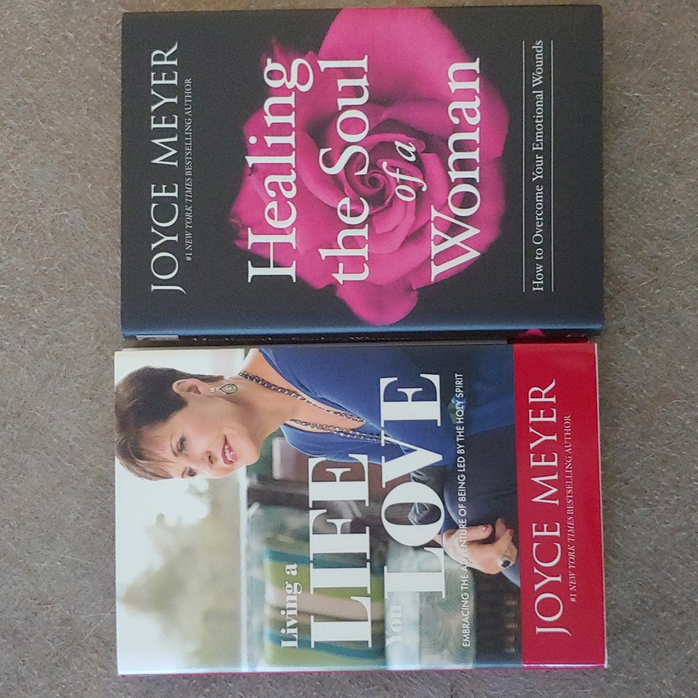 NEW Joyce Meyer Hardcover Book Bundle. Healing Spiritual Self Help Women